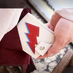 Cartera Corta de Cuero Genuino para Hombre con Protección RFID, Monedero con Cremallera, Forro de Poliéster, Cierre Abierto, Portátil, para Reuniones - Product Image 6