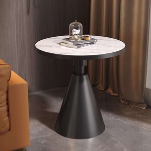 Hot Selling Metal Frame Round Cafe <b>Table</b> Modern Coffee <b>Table</b> Side <b>Table</b> for Living Room - Product Image 4
