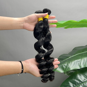 Extensiones de Cabello Humano Virgen Brasileño Grado 12A, Ondulado Suelto, Doble Trama, 100% Cabello Crudo de Visón - Product Image 4