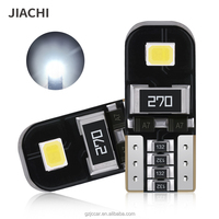 JiaChi Factory Super Bright 2835chip Series Canbus Error Free T10 W5W Led Bulb Light 2825 168 Auto Car License Plate Lamp 12-24v