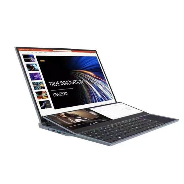 Wholesale I7 Core Gen Laptop Computer 10th Generation 2TB 4TB SSD 16+14inch Double Screen Intel Notebook Core Business Laptop