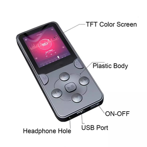 Lecteur MP3 portable mini avec écran de 1,8 pouce, design pour étudiants, lecteur de musique HiFi sans perte, batterie de 15 heures et stockage extensible - Product Image 3