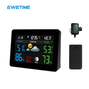 Stazione meteorologica digitale Wireless radiocomandata EWETIME con barometro