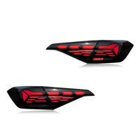 Feux arrière LED modifiés HOSI pour Honda Civic 11e génération FE berline 2022-2025 avec clignotants séquentiels
