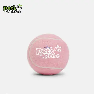 Dayanıklı Silikon Evcil Hayvan Tenis Topu Oyuncakları Hediye Özel Logo Promosyonu Ses Çıkaran Köpek Tenis Topları Eğitim İçin - Product Image 5