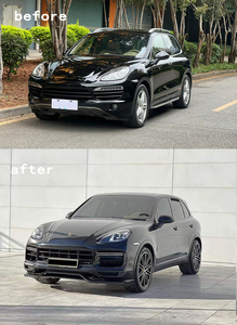 Lifting pour <span class=keywords><strong>Porsche</strong></span> <span class=keywords><strong>Cayenne</strong></span> 2011-2014 958.1 Ancien vers <span class=keywords><strong>Nouveau</strong></span> <span class=keywords><strong>2023</strong></span> 9Y0.1Turbo Ensemble de pare-chocs avant Ancien vers <span class=keywords><strong>Nouveau</strong></span> Phare matriciel - Product Image 5