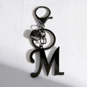 New Valentine <span class=keywords><strong>c</strong></span>ủa món quà ngày không xỉn thép không gỉ Mó<span class=keywords><strong>c</strong></span> chìa Khóa Sáng Tạo vàng <span class=keywords><strong>b</strong></span>ạ<span class=keywords><strong>c</strong></span> đen A-Z thư Keychain quà tặng cho phụ nữ - Product Image 6