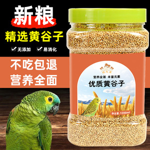 Nouvel aliment pour oiseaux nutritif : Millet jaune premium 1200ml pour perroquets, perruches et calopsittes - Product Image 1
