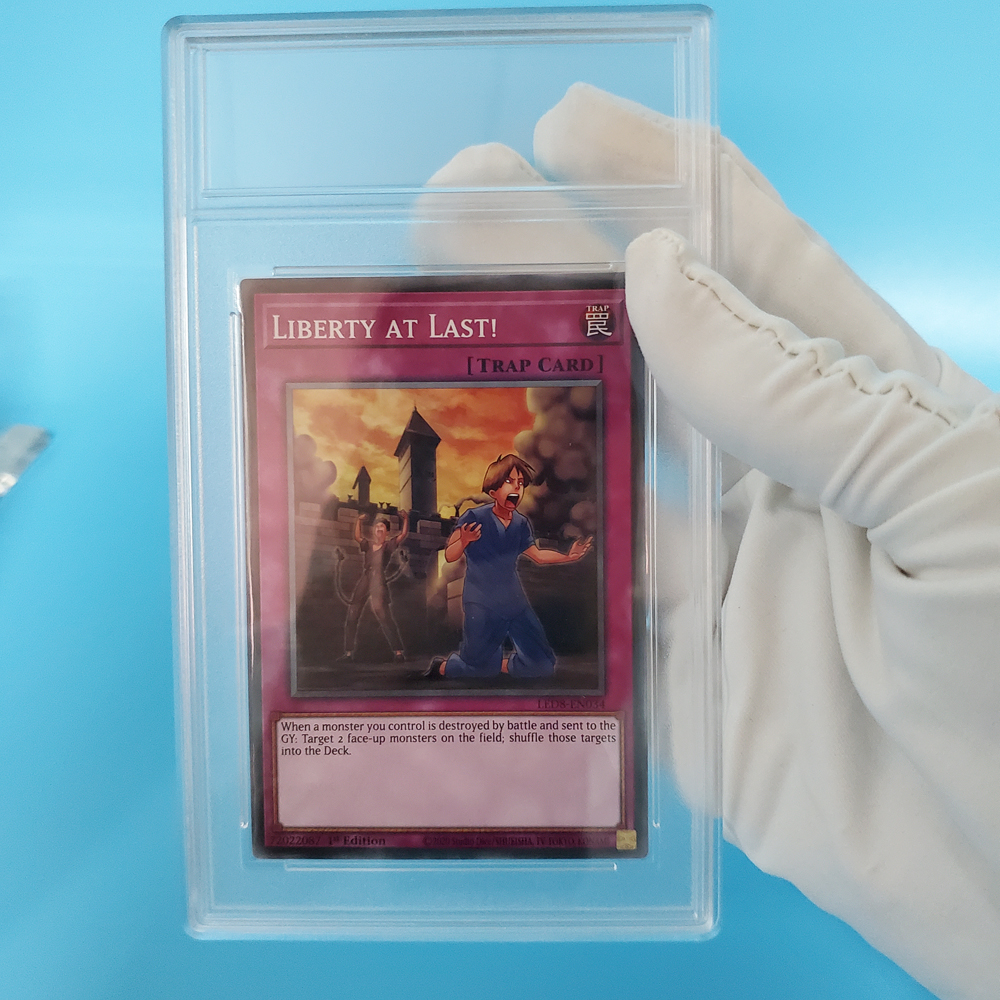 60x87mm Slab per Carte Yu-Gi-Oh Opaco
