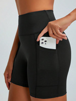 Shorts de yoga taille haute pour femme, effet push-up, absorbant la transpiration, séchage rapide, extensible dans quatre directions, sensation seconde peau, pour le cyclisme en extérieur et l'entraînement