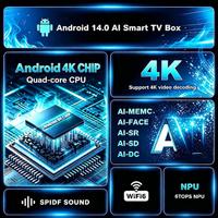 Décodeur TV Android IPTV, lecteur multimédia en streaming