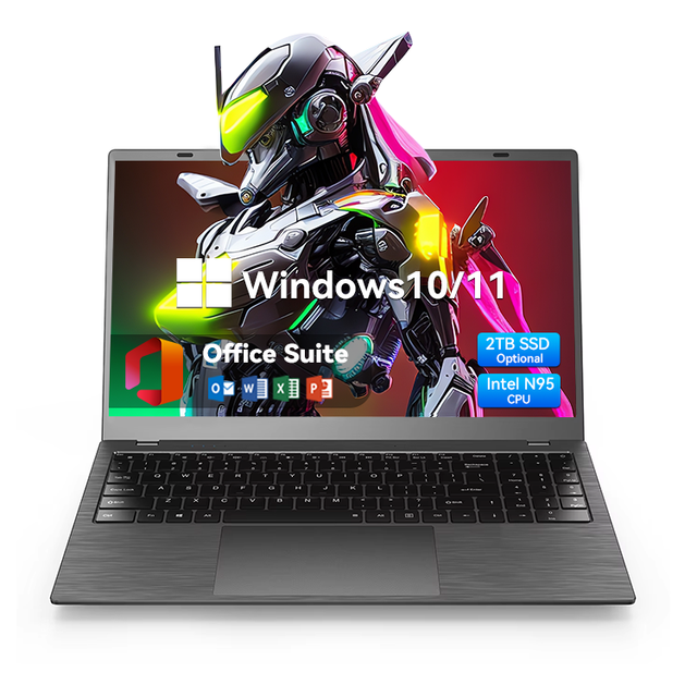 2023 Newest N95 Personal & Home Laptops Computer Hardware & Software 12GB RAM Laptop 15.6 Inch