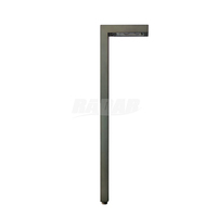 Lampe de jardin en forme de L à basse tension pour allée, en laiton robuste, RPL-8906-BBR, hauteur 23 pouces, avec ampoule LED G4 fixe - Ventes entrepôt USA