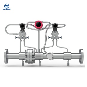 Multi-fase digitale flowmeter met lange nek Venturi, tweefasige gas/vloeistof flowmeter, halvemaanvormige openingplaat, roestvrij staal, OEM - Product Image 2