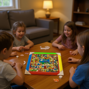 Parchis Board Game With Dice And Colorful Design For Family Fun And Entertainment - Product Image 3