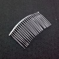 HG23 multi-tailles argent noir or rose or accessoires pour femmes style mariage cheveux voile peigne