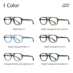 <span class=keywords><strong>Gafas</strong></span> <span class=keywords><strong>de</strong></span> Prescripción Cuadradas Retro Transparentes Marrones <span class=keywords><strong>de</strong></span> Alta Calidad y Estilo para Hombre y Mujer, Monturas Ópticas TR90 <span class=keywords><strong>de</strong></span> Doble Puente - Product Image 5
