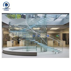 Escalier extérieur moderne en aluminium et bois, ultra-blanc, à faible teneur en fer, transparent, de haute qualité, durable et écologique, de 3 à 12 mm - Product Image 5