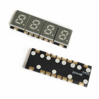 Ultradünne 0,2 Zoll Rote 4-stellige SMD 7-Segment-LED-Anzeige