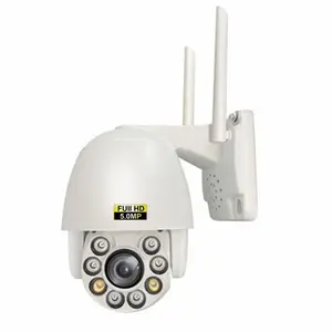 Tuya Smart Color Night Vision 5MP WIFI 5X Zoom Wireless PTZ IP Camera Speed Dome CCTV Security Two Way Audio