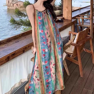 Wholesale <strong>Boho</strong> <strong>Chic</strong> Summer Dresses for Women Handmade Floral 100% Cotton <strong>Boho</strong> Style - Product Image 6