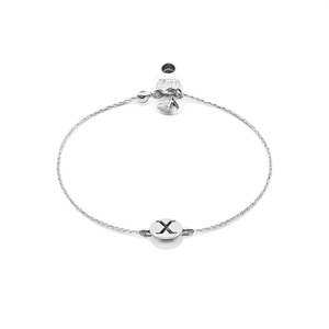 Bracelet chaîne en acier inoxydable Angelina avec pendentif lettre X, bijoux tendance pour femme, cadeau - Product Image 4