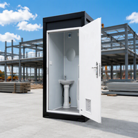Usine chinoise de toilettes portables préfabriquées respirantes, modules sanitaires modulaires et démontables, conteneurs sanitaires, conception personnalisée pour bureaux