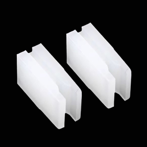 Nindejin BSNL-FSKDZ 10 pièces/sac Colonne d'entretoise à trois trous en nylon blanc pour diode LED, connecteurs rectangulaires en plastique M3 - Product Image 4