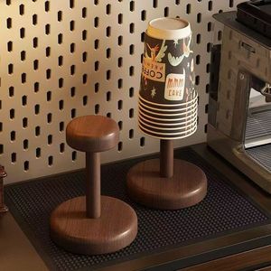 MUYAN - Dispensador <span class=keywords><strong>de</strong></span> Vasos <span class=keywords><strong>de</strong></span> Madera Maciza, Soporte para Vasos Desechables, para Cafetería, Hotel, Restaurante, Compra al por Mayor - Product Image 1