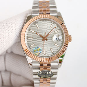 Reloj de Lujo de Acero Inoxidable con Correa de Oro Blanco, Movimiento Seiko 3235 de Alta Calidad, Reloj Automático para Hombre - Product Image 5