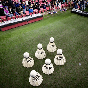 تدريب عالي تنس الريشة عصا الريشة بو الفلين رئيس مستقيم ريشة خفيفة الوزن مستقرة رحلة للمنافسة النادي - Product Image 1