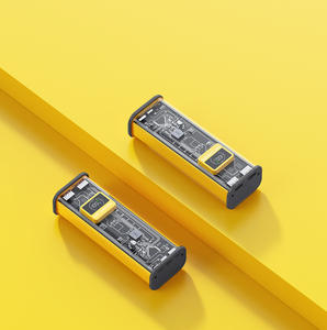 PD 22,5 W Banco de energía transparente 20000mAh Carga rápida Carregador <span class=keywords><strong>Bateria</strong></span> <span class=keywords><strong>Portatil</strong></span> PowerBank para iPhone Samsung - Product Image 4