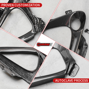 Kit de Accesorios Interiores para Auto, Estilo OME, Fibra de Carbono Seca, Manija de Puerta para Ferrari 812 - Product Image 3