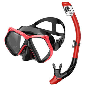 क्रॉस-बॉर्डर फुल फेस ड्राई फिट स्नॉर्कलिंग मास्क नए मॉडल वाटरप्रूफ लोगो डाइविंग रेस्पिरेटर्स - Product Image 3