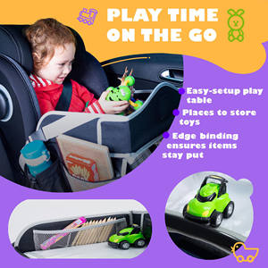 Échantillon gratuit Nouveau produit Impression personnalisée Équipement de voyage Siège auto pour tout-petit Plateau de voiture pliable imperméable Plateau de jeu de voyage pour enfants Vente en gros - Product Image 5