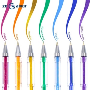 Zeamor ชุดปากกาเจลสี0.5มม. 100มม.,สีพาสเทลนีออนสำหรับนักเรียนวาดรูป - Product Image 2