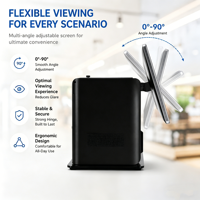 Système de point de vente (PDV) de bureau Android 13 avec écran tactile de 15,6 pouces, certifié CE et FCC, de qualité professionnelle, processeur i5, pour commerces de détail et salons.