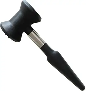 Essential Kitchen Meat & Poultry Tool Non-Slip Grip Meat Tenderizer Mallet for Chicken Veal Cutlets Ground Beef & Steak