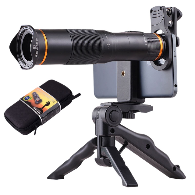 TongInno OEM 38X Aluminum Telephoto Lens for Smartphones Factory Direct for Outdoor Photography Hiking Recording Daily Life