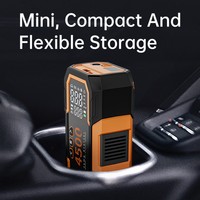 Démarreur de voiture Gonfleur de pneus sans fil 4 en 1 Compresseur d'air portable Booster de batterie d'urgence Banque d'énergie Démarreur de voiture