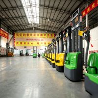 Gerbeur électrique à batterie lithium MOVMES 0,75 tonne avec déplaceur latéral, levée 1,6-3m pour entrepôt
