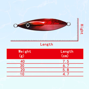 Leurres 10g 20g 30g 40g pour la pêche en rive, jigs en plomb, jigs métalliques - Product Image 4