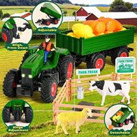 Tracteur RC rechargeable 2 en 1 avec tracteur télécommandé pour enfants