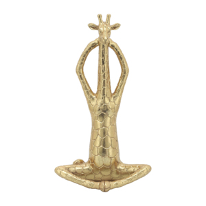 Statuette Decorative a Forma di Giraffa Yoga per Casa, Ufficio, Bagno, Soggiorno - Scultura d'Accento Ornamentale - Product Image 6