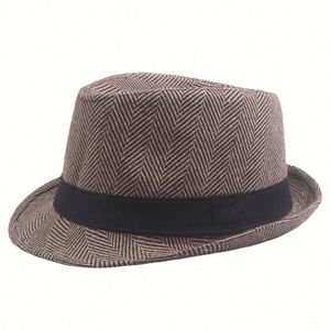 Wholesale Autumn Winter Cowboy Flat Top Boater <b>Hat</b> <b>for</b> Women Men Polyester Cotton Custom Logo Outdoor Fashion Warm Dress - Product Image 5