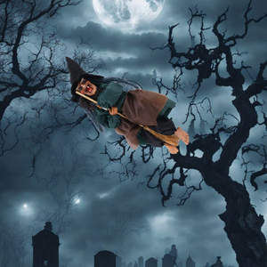 Decoraciones <span class=keywords><strong>de</strong></span> Halloween Animatronics Haunted House Props Horror Bruja Fantasma con movimiento para Halloween - Product Image 4