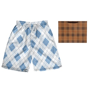 Pantalones Cortos Casuales de Moda Verano 2026, Cárdigan a Cuadros Burberry Vintage, Pantalones Cortos de Playa Impermeables para Hombre - Product Image 2