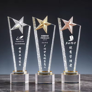 Trofi Penghargaan Kristal K9 Kosong untuk Ukiran Laser, Trofi Penghargaan Kristal untuk Kenang-kenangan Tim - Product Image 3