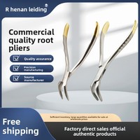 Matériel d'instruments dentaires : Pinces d'extraction radiculaire (élévateurs universels pour l'extraction radiculaire maxillaire/mandibulaire) et autres outils dentaires
