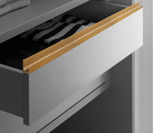 GQK Best-Selling Aluminum G Handle Gold Silver Pull Handles <b>for</b> Kitchen Cabinets Wardrobe Doors Practical <b>for</b> Drawers <b>Dressers</b> - Product Image 6
